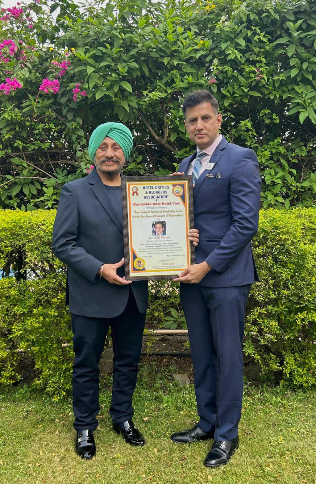 Mr. Anil Chavan , GM of Novotel Imagicaa Khopoli,&nbsp;Maharashtra.