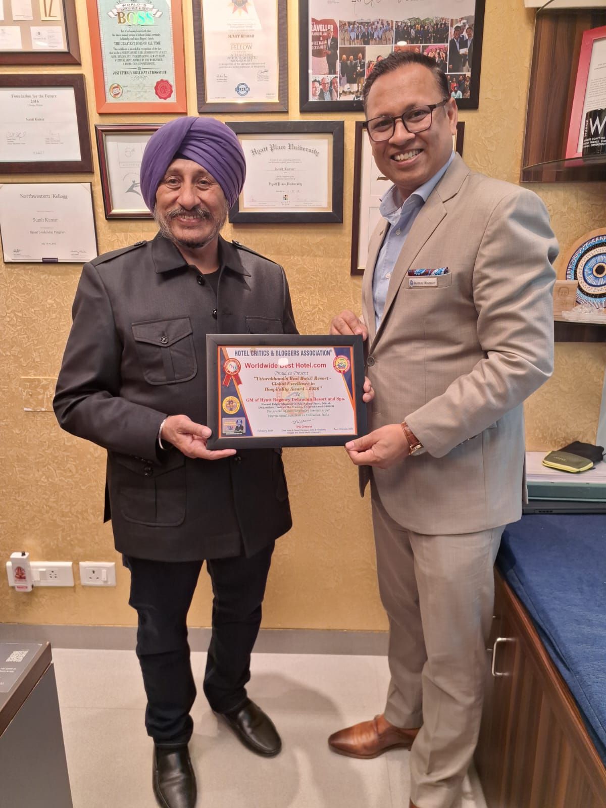 Mr. Sumit Kumar General Manager, Hyatt Regency Dehradun Resort and Spa ...